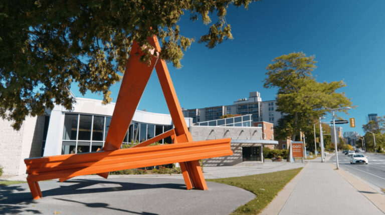 Exterior shot of the Art Gallery Burlington building