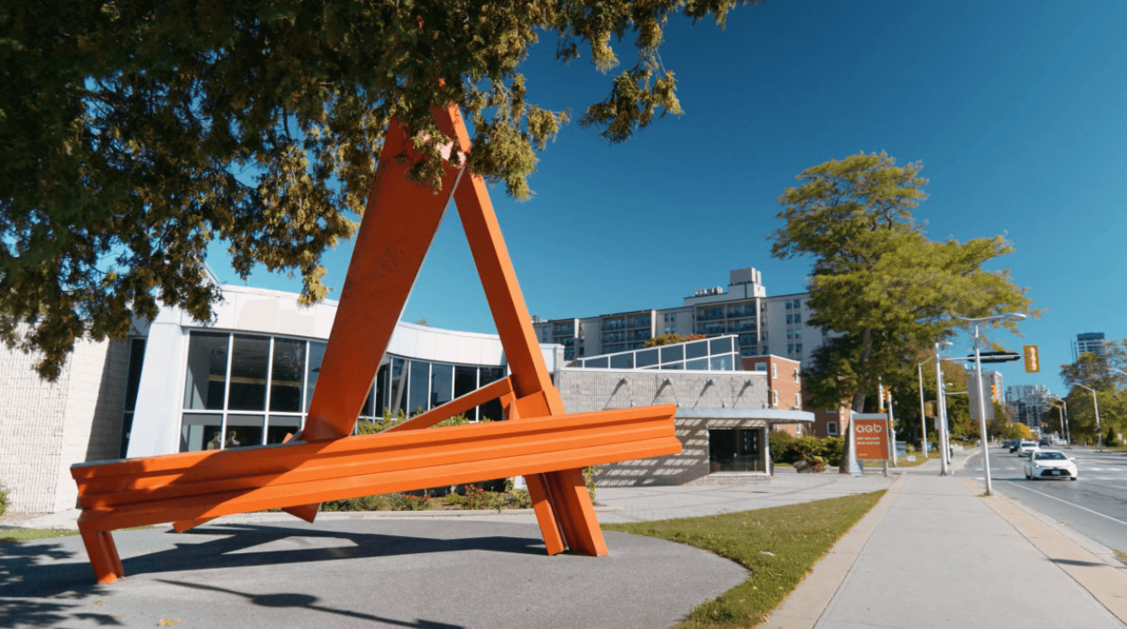 Exterior shot of the Art Gallery Burlington building